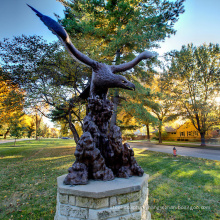 bronze casting foundry metal craft large bronze eagle sculpture